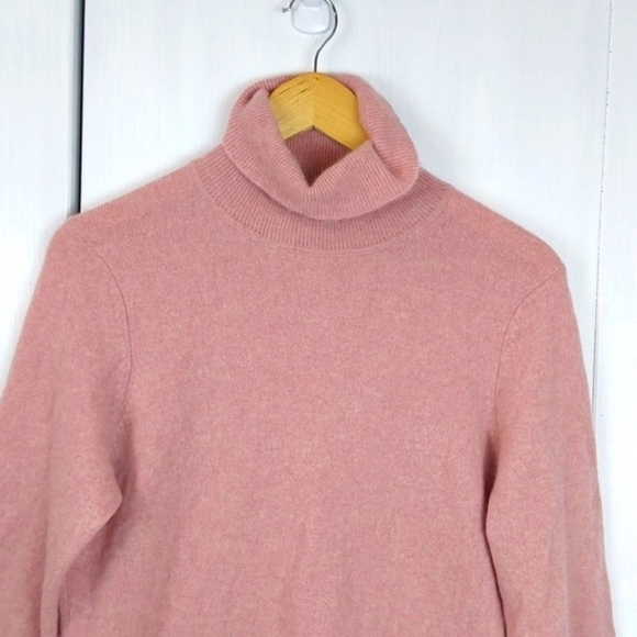 Charter Club Cashmere Dusty Pink Soft Neutral Preppy Sweater Sz.L - Picture 2 of 9